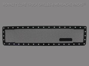 Royalty Core Ford F-250/F-350 1992-1998 RC1 Main Grille Gloss Black w/ Satin Black 10.0 Mesh