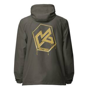 KRYPTONITE 'DRIPPING GOLD' WINDBREAKER - Graphite, 2XLarge