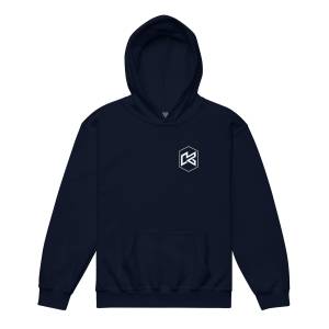 KRYPTONITE 'KACHOW' YOUTH HOODIE - Navy, Medium