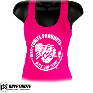 Kryptonite 'Klaw' Tank Top - Rasberry, MEDIUM