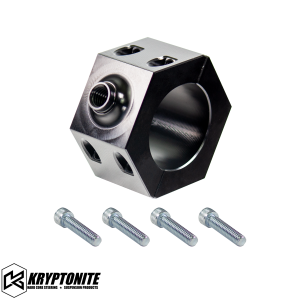 Kryptonite - KRYPTONITE FORD SUPER DUTY F250/F350 DEATH GRIP STEERING STABILIZER ADAPTER KIT 2008-2024 - Carli High Mount Steering Stabilizer for Kryptonite Drag Link - Image 2