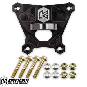 KRYPTONITE POLARIS RZR DEATH GRIP REAR RADIUS PLATE 2018-2021 TURBO S - PLATE KIT WITH TOW HOOK
