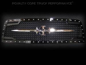 Royalty Core Dodge Ram 1500 2006-2008 RC2 Main Grille Twin Mesh with Chrome Swords