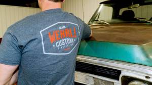 Wehrli Custom Fabrication - Wehrli Men's T-Shirt- Back Logo - Image 5