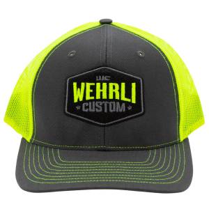 Wehrli - Wehrli Snap Back Hat Charcoal/Neon Yellow Badge - Image 2