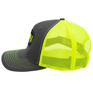 Wehrli - Wehrli Snap Back Hat Charcoal/Neon Yellow Badge - Image 3