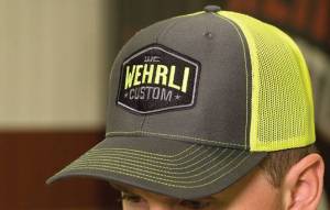 Wehrli - Wehrli Snap Back Hat Charcoal/Neon Yellow Badge - Image 4