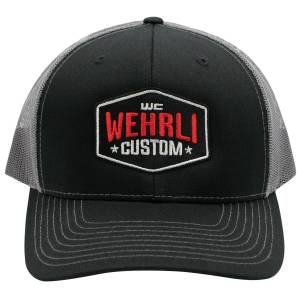 Wehrli Custom Fabrication - Wehrli Snap Back Hat Black/Charcoal Badge - Image 2