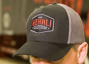 Wehrli Custom Fabrication - Wehrli Snap Back Hat Black/Charcoal Badge - Image 4