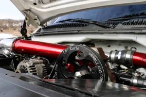 Wehrli Custom Fabrication - Wehrli Duramax Twin CP3 Mount Bracket for AC Location (Deletes AC Compressor) - Image 2