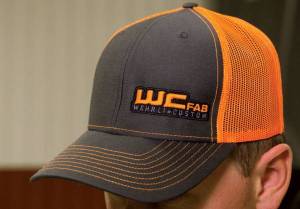 Wehrli Snap Back Hat Charcoal/Neon Orange WCFab