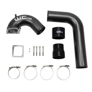 Wehrli Custom Fabrication - Wehrli 2003-2007 5.9L Cummins 3.5" High Flow Intake Horn & Intercooler Pipe Kit - Image 1