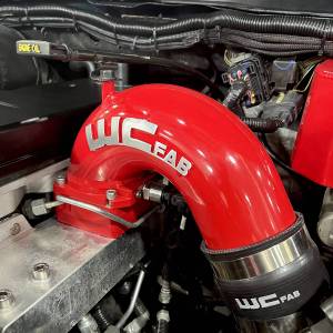 Wehrli Custom Fabrication - Wehrli 2003-2007 5.9L Cummins 3.5" High Flow Intake Horn & Intercooler Pipe Kit - Image 5