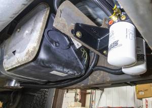 Wehrli Custom Fabrication - Wehrli FASS Fuel System Relocation Bracket for 2011-2016 Crew Cab Duramax - Image 4