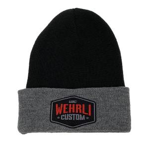 Wehrli Beanie Hat Black & Grey - Badge