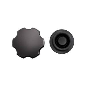 Wehrli 1999-2025 GM 1500/2500/3500 Billet Aluminum Brake Master Cylinder Cap, Black Anodized