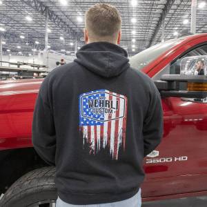 Wehrli Custom Fabrication - Wehrli Men's Pullover Flag Hoodie  - Image 3