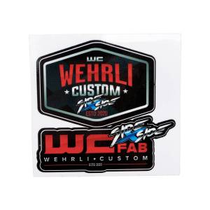 Wehrli Custom Fabrication - Wehrli WCFab Side X Side Assorted Die Cut Sticker Sheet - Image 2