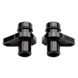 Wehrli 2004.5-2010 LLY/LBZ/LMM Duramax Billet Crankcase Vent (PCV) Fitting Kit, Black Anodized