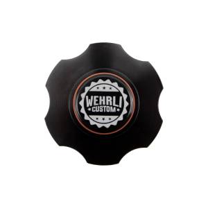 Wehrli Custom Fabrication - Wehrli 1998.5-2024 Cummins Billet Aluminum Oil Fill Cap, Black Anodized - Image 2