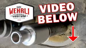 Wehrli Custom Fabrication - Wehrli GM Billet Heater Core Fitting Kit with Hose - Image 2