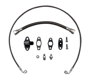 Wehrli LLY/LBZ/LMM/LML Duramax S300 Single Turbo Oil Line Kit