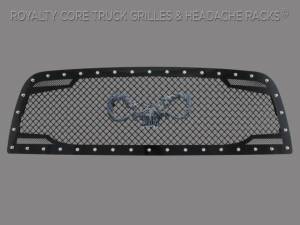 Royalty Core - Royalty Core Dodge Ram 2500/3500 2013-2018 RC2 Main Grille Twin Mesh with Goat Skull Logo