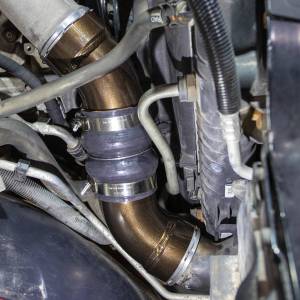 Wehrli Custom Fabrication - Wehrli 2006-2010 LBZ/LMM Duramax 3.5" Passenger (Cold) Side Intercooler Pipe Kit - Image 4