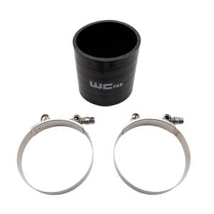 Wehrli 3.5" ID x 4" Long Silicone Boot and Clamp Kit
