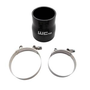 Wehrli 3" x 3.5" ID Straight Reducer x 4" Long Silicone Boot and Clamp Kit