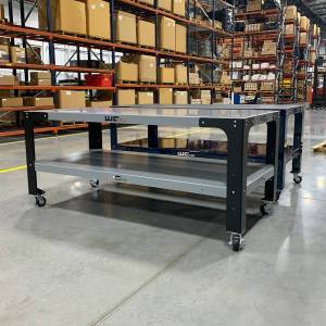 Wehrli - Wehrli 32 in. x 90 in. Modular Steel Work Bench - Image 2