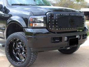 Royalty Core Ford Super Duty 1999-2004 RC2 Twin Mesh Main Grille 3 Piece w/ War Star