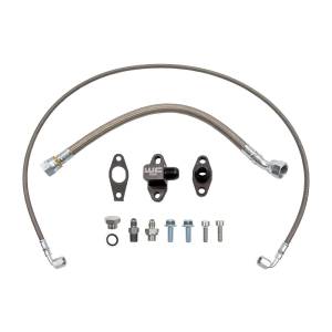 Wehrli L5P Duramax S400 Single Turbo Oil Line Kit