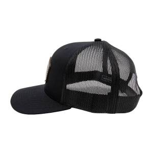 Wehrli Custom Fabrication - Wehrli Snap Back Hat Black Leather Badge - Image 3