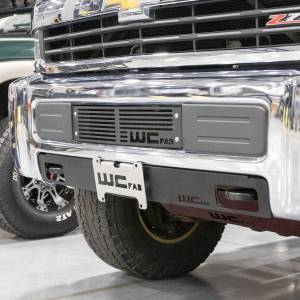 Wehrli Custom Fabrication - Wehrli 2015-2019 Chevrolet Silverado 2500/3500HD Lower Valance Filler Panel Front License Plate Mount - Image 4
