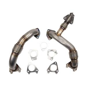 Wehrli 2011-2016 LML Duramax 2" Stainless Up Pipe Kit for OEM or WCFab Manifolds w/ Gaskets