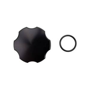 Wehrli Custom Fabrication - Wehrli 2011-2025 Powerstroke Billet Aluminum Oil Fill Cap, Black Anodized - Image 2