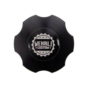 Wehrli Custom Fabrication - Wehrli 2011-2025 Powerstroke Billet Aluminum Oil Fill Cap, Black Anodized - Image 3
