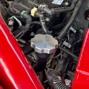 Wehrli Custom Fabrication - Wehrli 2011-2025 Powerstroke Billet Aluminum Oil Fill Cap, Clear Anodized - Image 5