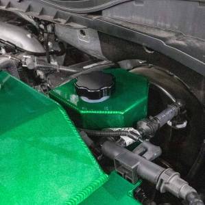 Wehrli Custom Fabrication - Wehrli 2011-2025 Powerstroke Billet Aluminum Brake Master Cylinder Cap, Black Anodized - Image 3