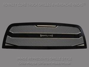 Royalty Core Royalty Core Chevrolet Silverado Full Grille Replacement 1500 1999-2002 RC4 Layered Grille