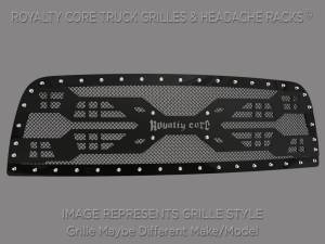 Royalty Core Royalty Core Chevrolet Silverado Full Grille Replacement 1500 2006-2007 RC5 Quadrant Grille