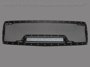 Royalty Core Chevy 2500/3500 2007-2010 RCRX Full Grille Replacement LED Race Line