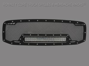 Royalty Core - Royalty Core DODGE RAM 2500/3500/4500 2006-2009 RCRX LED Race Line Grille