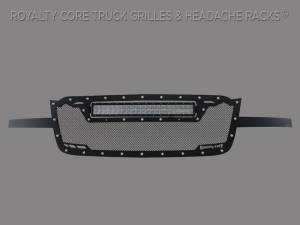 Royalty Core - Royalty Core Chevrolet 1500 2003-2005 RCRX Race Line Full Grille Replacement-Top Mount LED
