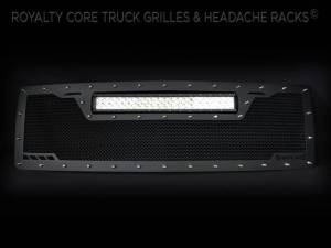 Grilles & Badges - Grilles - Royalty Core - Royalty Core Chevrolet 1500 2014-2015 RCRX LED Race Line Grille-Top Mount LED