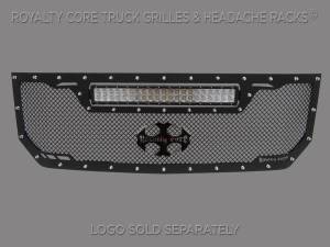 Grilles & Badges - Grilles - Royalty Core - Royalty Core Chevrolet 1500 2016-2018 RCRX LED Race Line Grille-Top Mount LED