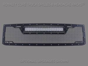 Royalty Core Chevy 2500/3500 2015-2018 RCRX LED Race Line Grille-Top Mount LED