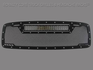 Royalty Core DODGE RAM 2500/3500/4500 2003-2005 RCRX LED Race Line Grille-Top Mount LED