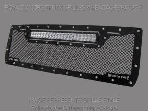 Royalty Core GMC Sierra HD 2500/3500 2015-2018 RCRX LED Race Line Grille-Top Mounted LED